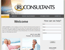 Tablet Screenshot of jrlconsultants.com